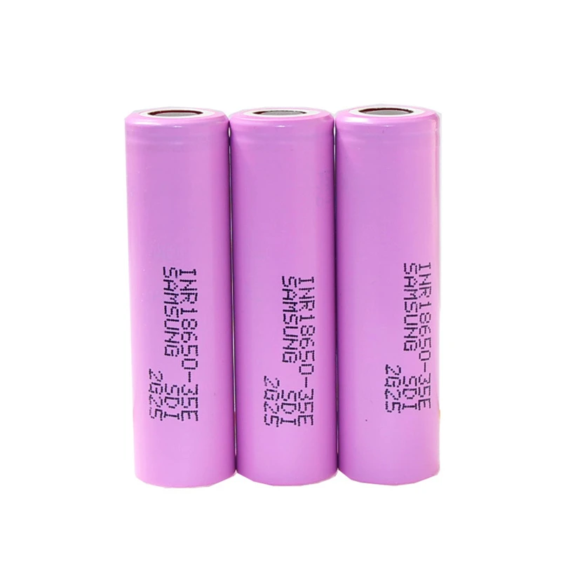 High Capacity for SAMSUNG INR 18650 35E 3.6v 3.7V 3500mAh lithium Ion Li ion Rechargeable