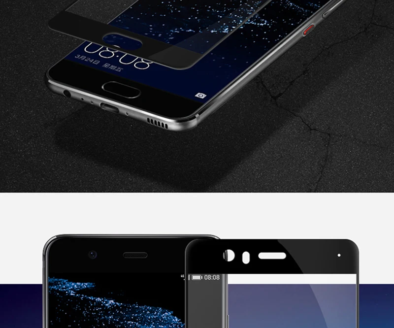 Tomkas Huawei P10 Lite Tempered Glass Screen Protector 9H Full Coverage Film Glass For Huawei P10 Lite Screen Protector          (6)