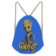 THIKIN сумка-мешок с мультяшными Прохладный Грут печатных высокое качество школьные рюкзаки для девочек Mochila полиэстер на заказ Feminina sac dos