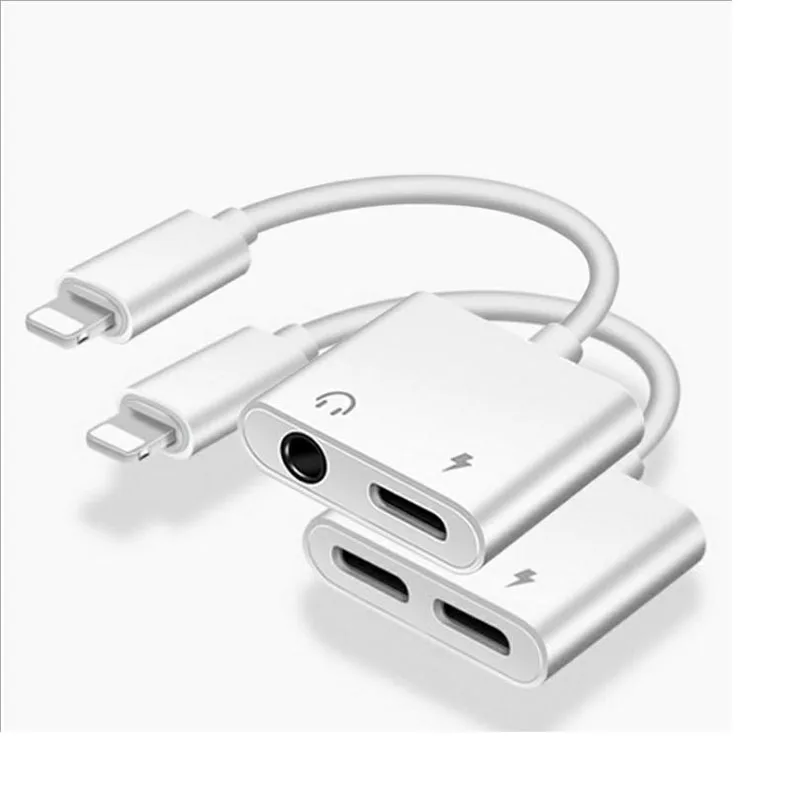 

Earphone Switch for Iphone One To Two Usb Audio Charging Cable Transfer Line
