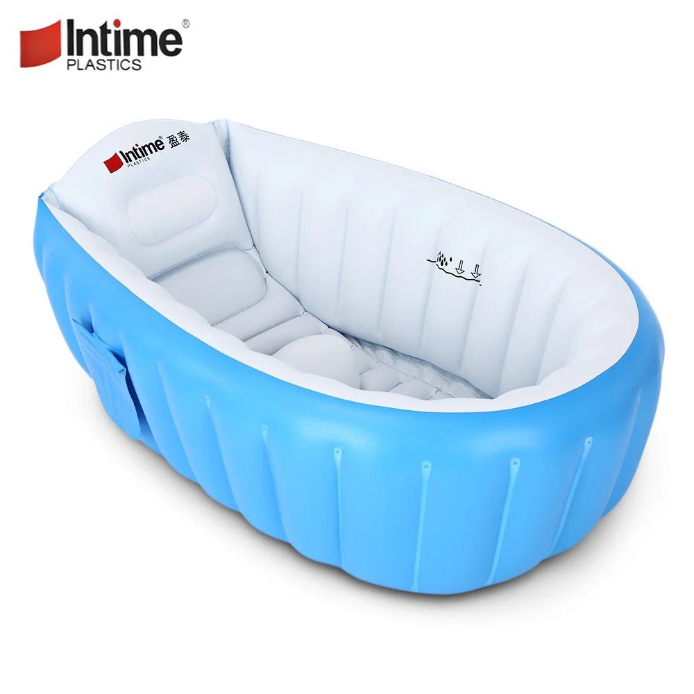InTimes Portable Inflatable Baby Bath Kids Bathtub Thickening Folding