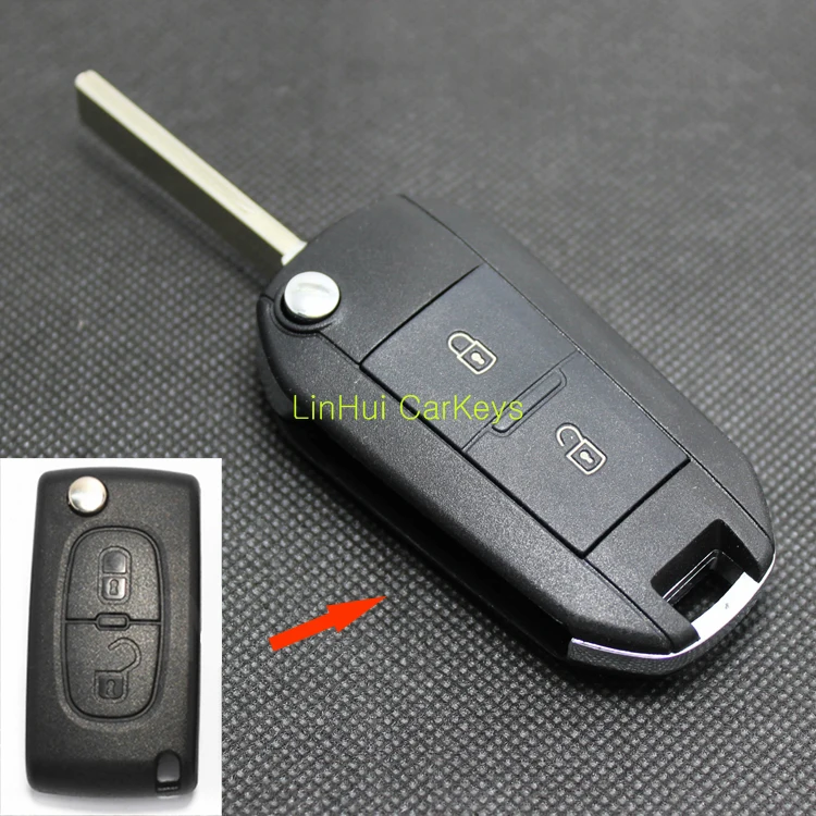 PINECONE для ключа чехол CITROEN C4 C5 C TRIOMPHE QUATRE 2 кнопки дистанционного модифицированный