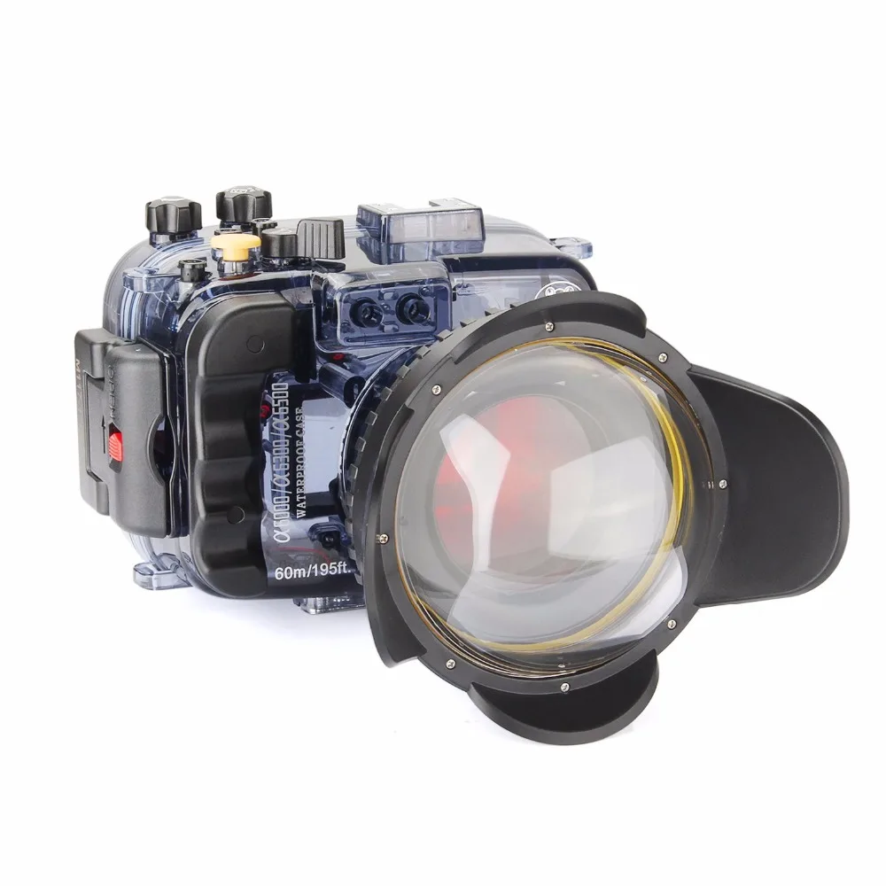 Водонепроницаемый чехол SeaFrogs 60 м/195 футов для подводной Камеры Sony A6000 A6300 A6500 б/у 16 50