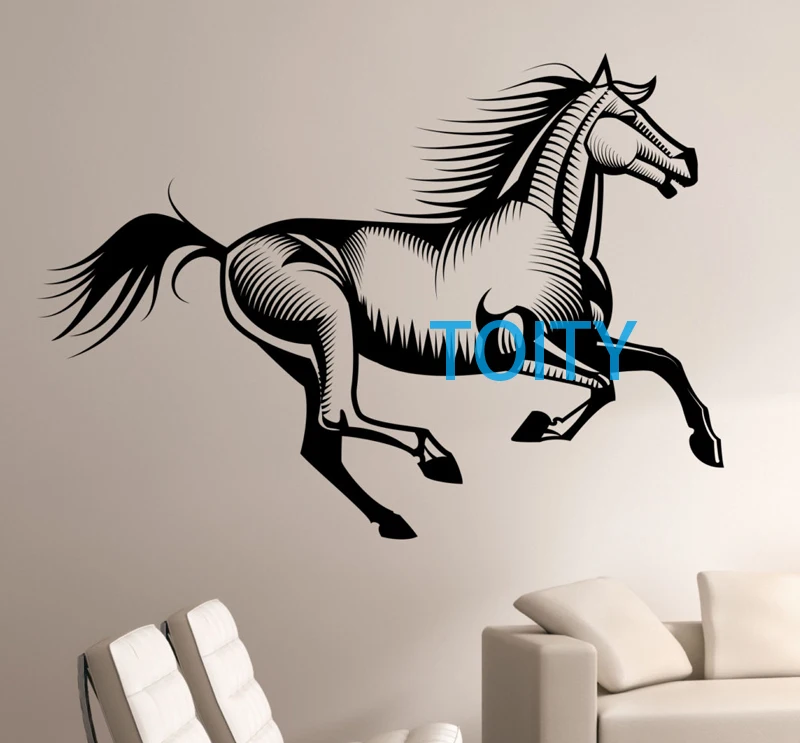 Horse Wall Decal Vinyl Sticker Art Decor Bedroom Design Mural interior