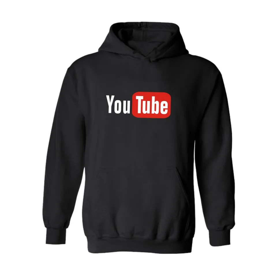 Youtube Design Hoodie Sweatshirt Men/Women Fashion Pullover Hoodies Print You Tube Jacket Coat Sudaderas Hombre Brand Clothing Youtube Design Hoodie Sweatshirt Men/Women Fashion Pullover Hoodies Print You Tube Jacket Coat Sudaderas Hombre Brand Clothing
