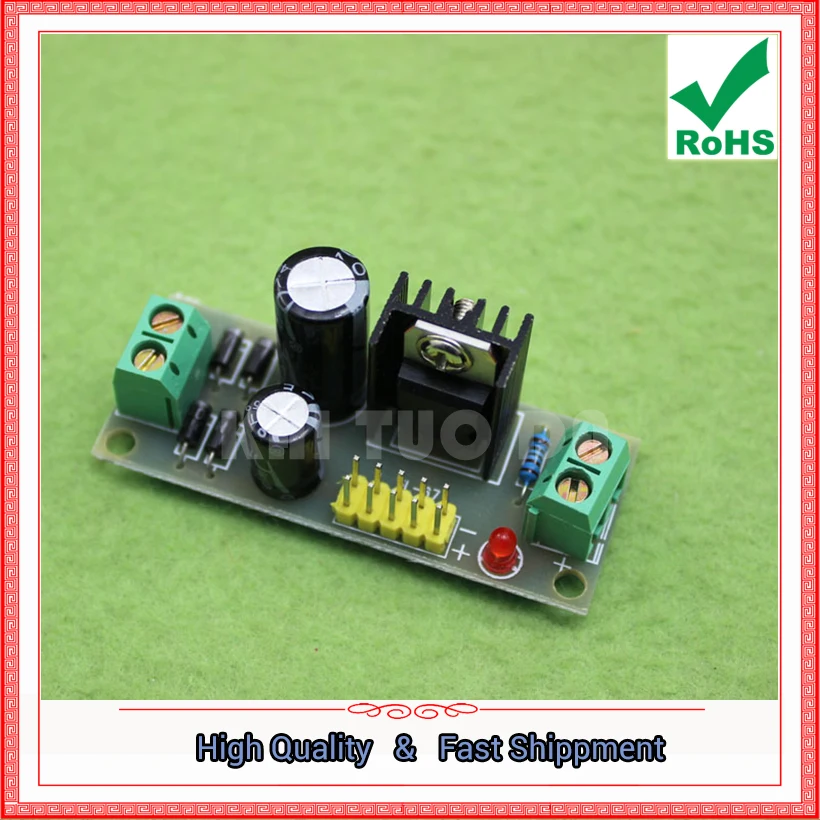 

L7805 LM7805 three-terminal regulator module 5V regulator module 5V power supply module (D4A2)