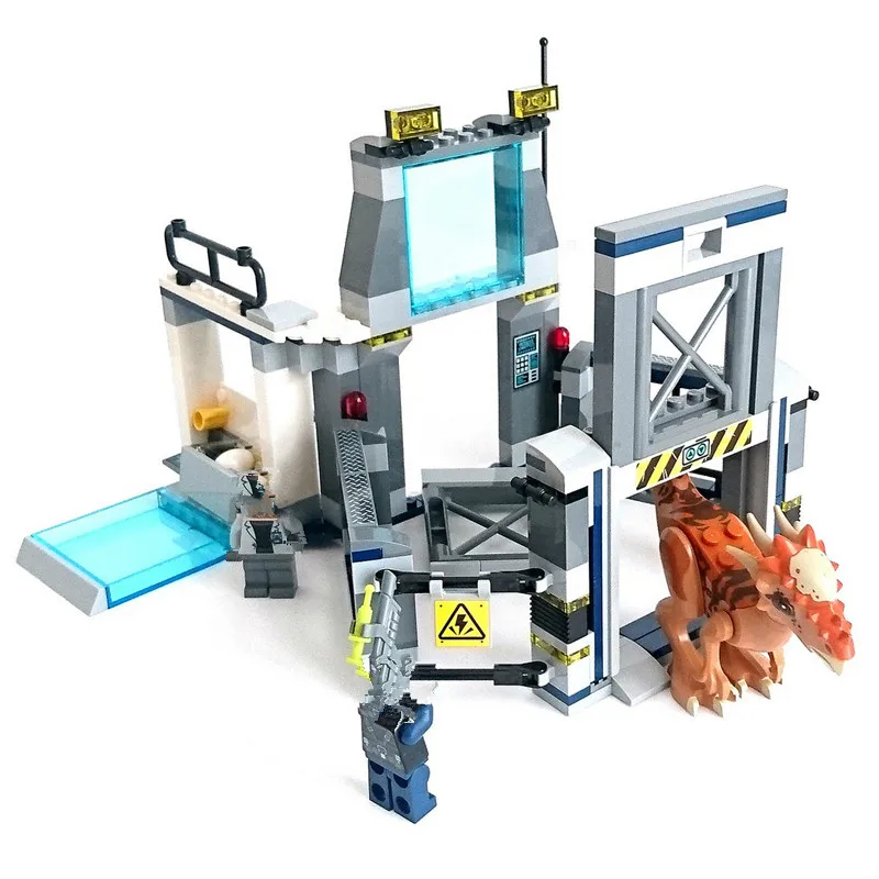 Цена 75927, мир Юрского периода, строительные блоки, мир Юрского периода, прорыв, наблюдение, палуба, лаборатория, строительный блок, совместимые иг...