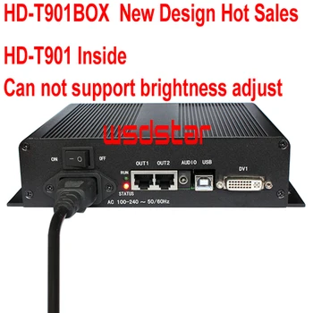 

HD-T901BOX Full Color LED Synchronous Sending Card BOX Only work with HD-R501 HD-R501S HD-R5018 LED receiving card 2pcs/lot