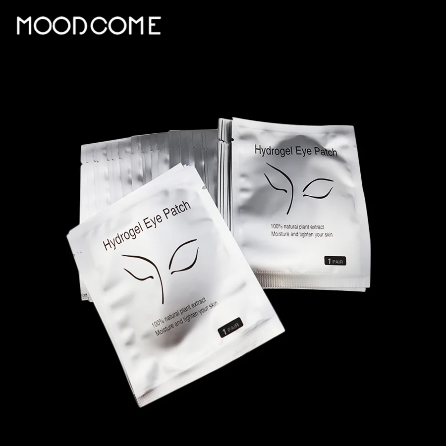 

Eyelashes for Extension 100pairs Under Eye Pad Lint Free Eye Patch Lash Gel Pad of 100% Natural Hydrogel Lash Extension Supplies
