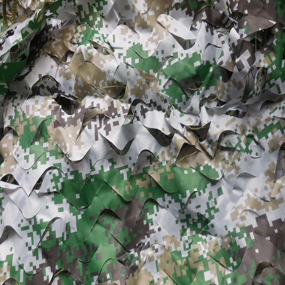 10x16ft военный цифровой камуфляж сетка чистая листья лесных деревьев крышка Camo