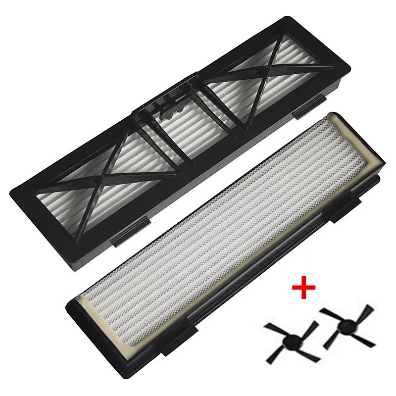 

4 pieces / batch (2*filter + 2*side brushes) Replacement Neato Botvac 85 70e 75 80 Robot filter cleaning brush