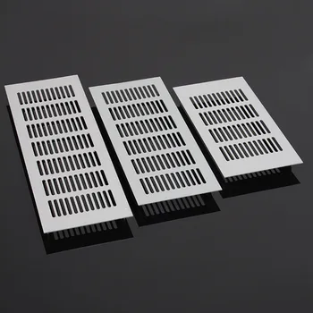 

5pcs/lot Width 10cm Aluminum Air Vent Ventilator Grille Cover Ventilation For Closet Shoe Machine Vents Furniture Air Vent