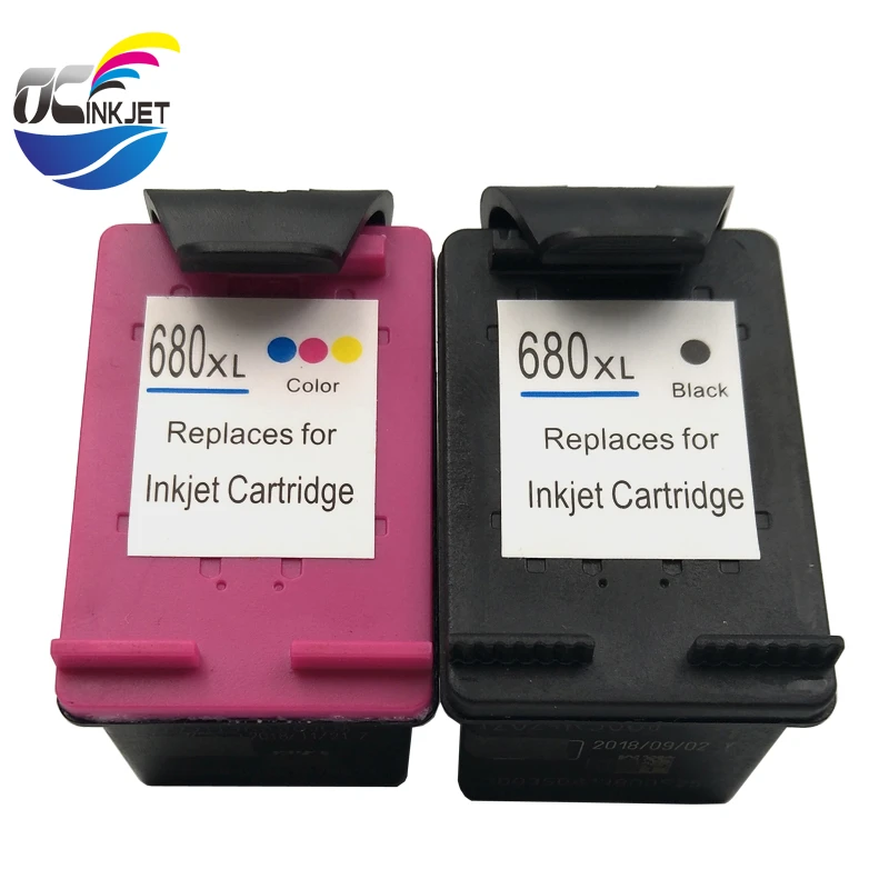 hp 680 black and colour ink cartridge
