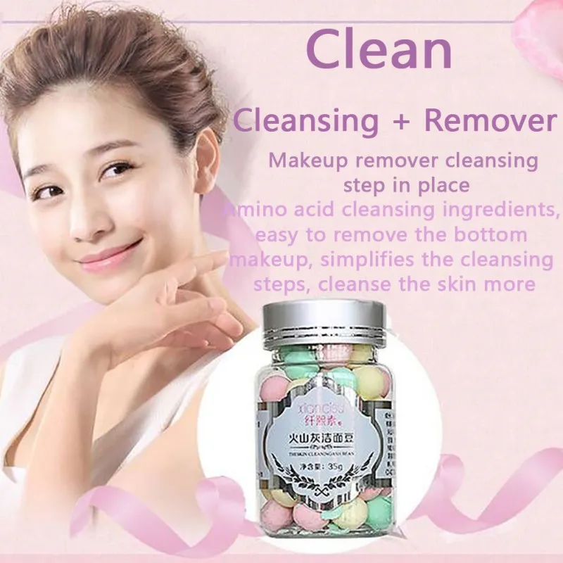 

44pcs beans foam deep cleansing Amino acid Facial Deep Clean Acne Blackhead Remove