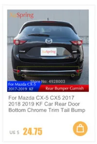 Для- Mazda CX-5 CX5 KF CX-8 кг Автомобильная передняя противотуманная фара, Накладка для бровей, декоративные полоски, наклейки для стайлинга