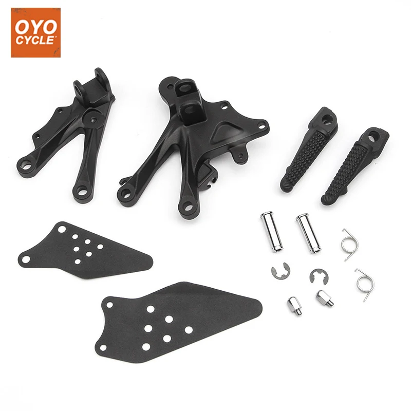 Передние Подножки для водителя подножки Kawasaki Ninja ZX10R 2006 2007 2008 2009 кронштейна