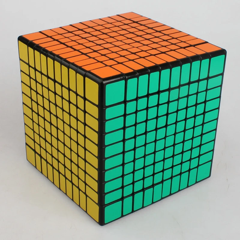 SHENGSHOU Adjustable elastic 10X10X10 Magic Cube Speed Puzzle Cube Educational Toy Gifts-2