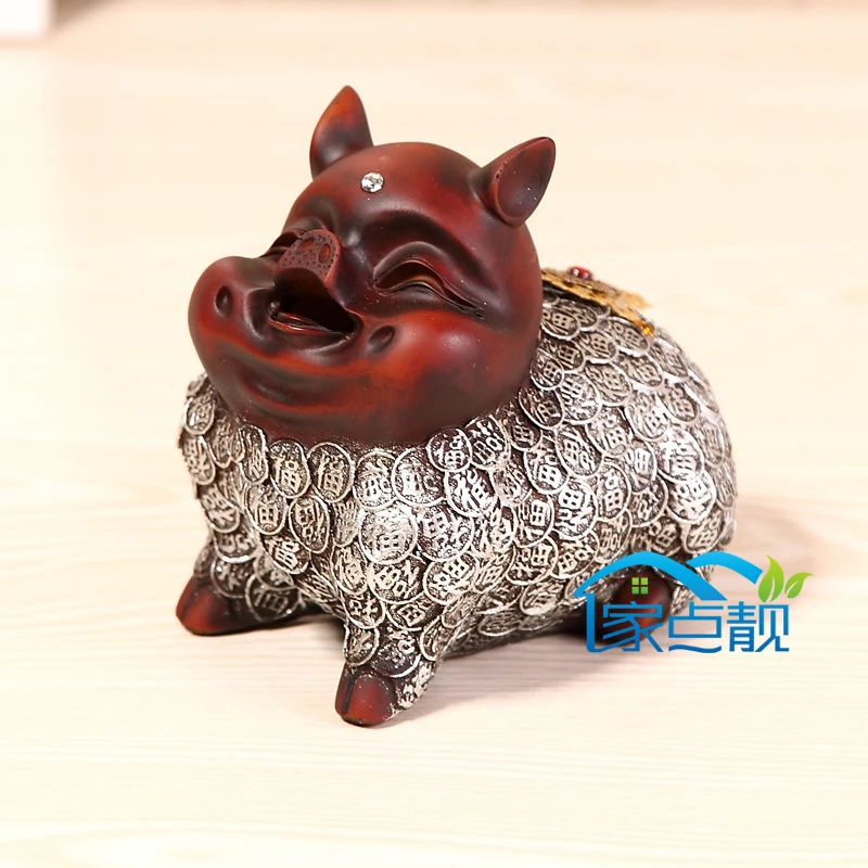 

Resin Technology piggy blessing lovely wedding gift ideas Lucky pig piggy piggy bank queen