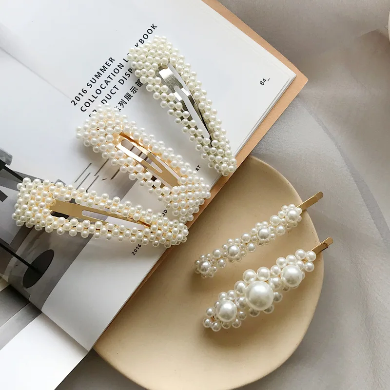 

Korea pearl hair clip bobby pin hair clips for hairs barrette girls hairpin pearls barrette spinki do wlosow bobby pins spinka