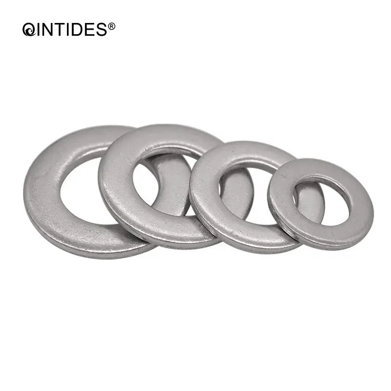 

QINTIDES M1.6 - M22 DIN125 level A washers 250HV designed for use with hexagon head bolts and nuts 304 stainless steel M2 M2.5