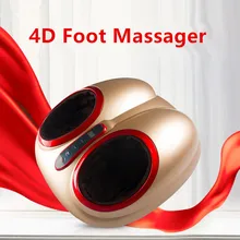 4D Foot Therapy Machine Foot Massage Machine Acupoint Automatic Foot Massager Heating Shiatsu Feet Kneading Air Pressure Spa foot massage machine household automatic foot soles multi functional acupuncture points kneading massage foot heel