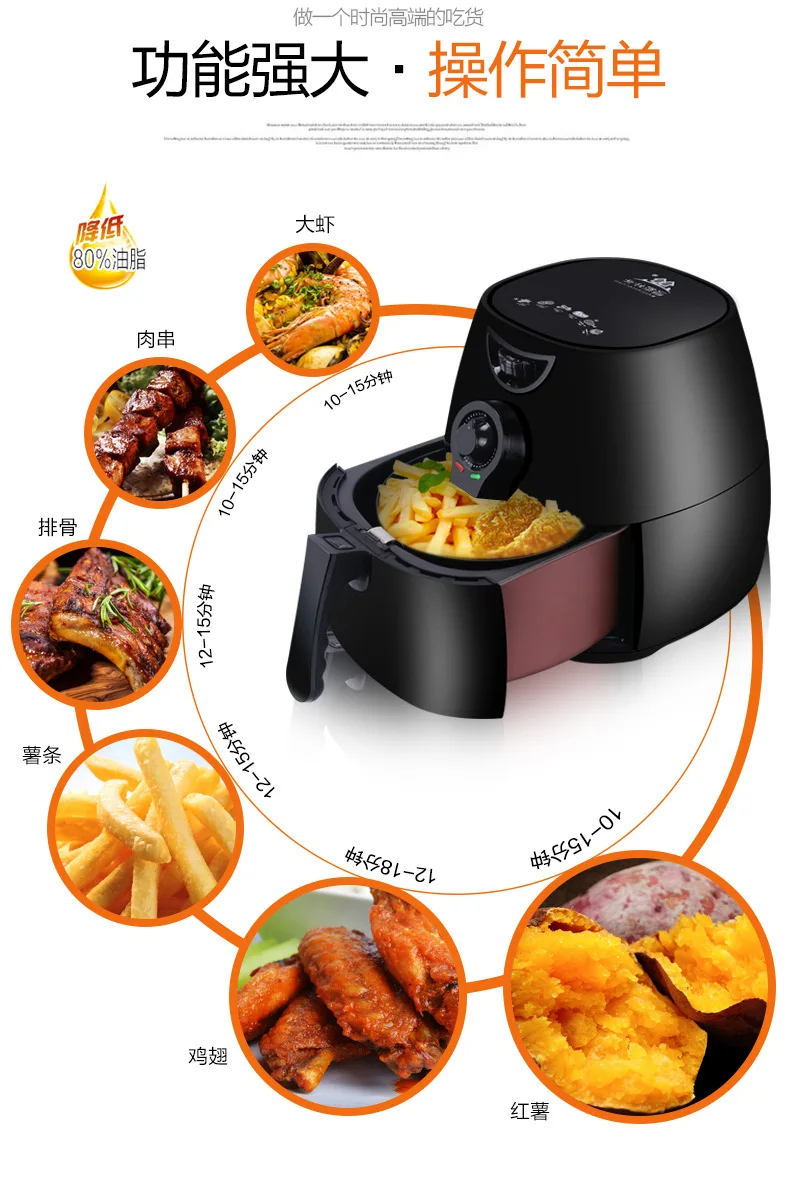 Jual Multicooker Rumah Baru Teknologi Electric Deep Fryer 2.5L Kapasitas Besar Cerdas Tidak Ada Minyak Fume Air Fryer Kentang Goreng Mesin Penggorengan Beli Multicooker Rumah Baru Teknologi Electric Deep Fryer 2.5L Kapasitas Besar Cerdas Tidak Ada Minyak Fume Air Fryer Kentang Goreng Mesin Penggorengan