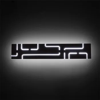 

LED mirror wall light straight front lamp fashion rectangle acrylic living room hotel wall lamp toilet bathroom wall lamps ZA
