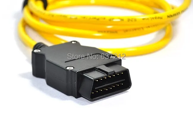 Enet кодирование F-series кабель для передачи данных для BMW E-SYS ICOM ETHERNET OBD интерфейсный кабель оранжевый+ CD Программное обеспечение