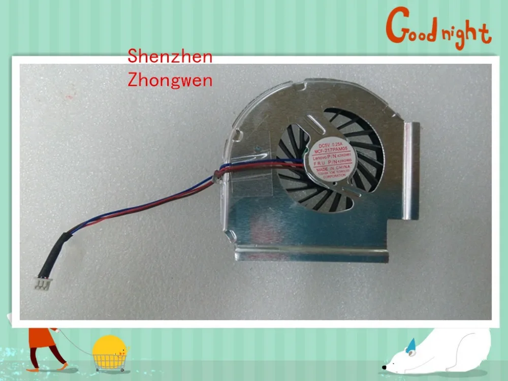 

Genuine New Free Shipping laptop cpu cooler Fan For IBM Lenovo Thinkpad T61 T61P PN 42W2461 42W2460 3PIN