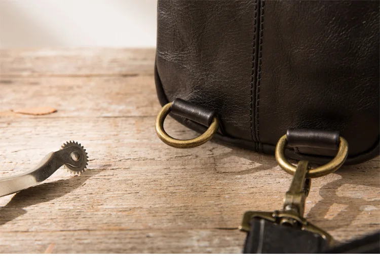 Para Homens Feminino Genuíno Sling Saco de