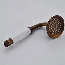 Latón antiguo Vintage teléfono Retro de mano de la cabeza de ducha de mano/accesorios de baño (estándar de 1/2 