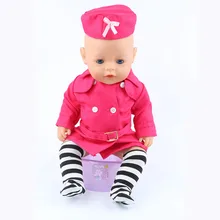 The new 2016doll clothes Wear fit 43cm Baby Born zapf Children best Birthday Gift(only sell clothes)m03
