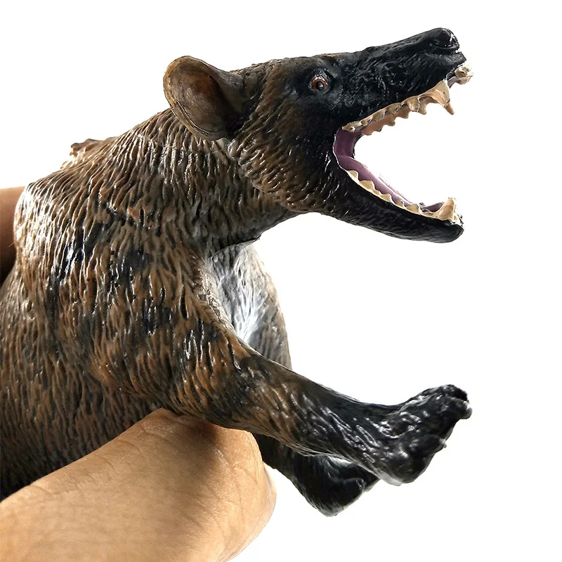 Simulation dire wolf Animal Model Plastic figure home decor fairy garden decoration accessories Canis dirus Figurine statue toys Simulation dire wolf Animal Model Plastic figure home decor fairy garden decoration accessories Canis dirus Figurine statue toys