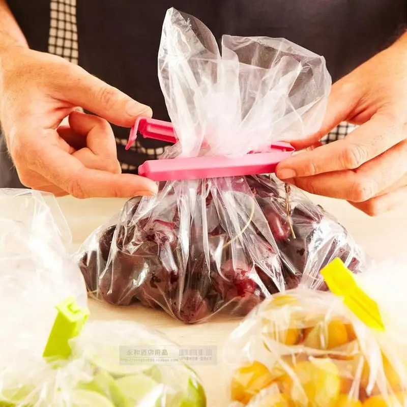 

Clips for Bag Portable Kitchen Storage Food Snack Seal Sealing Bag Clips Sealer Clamp Plastic Sealer Clip Tool pinza cocina