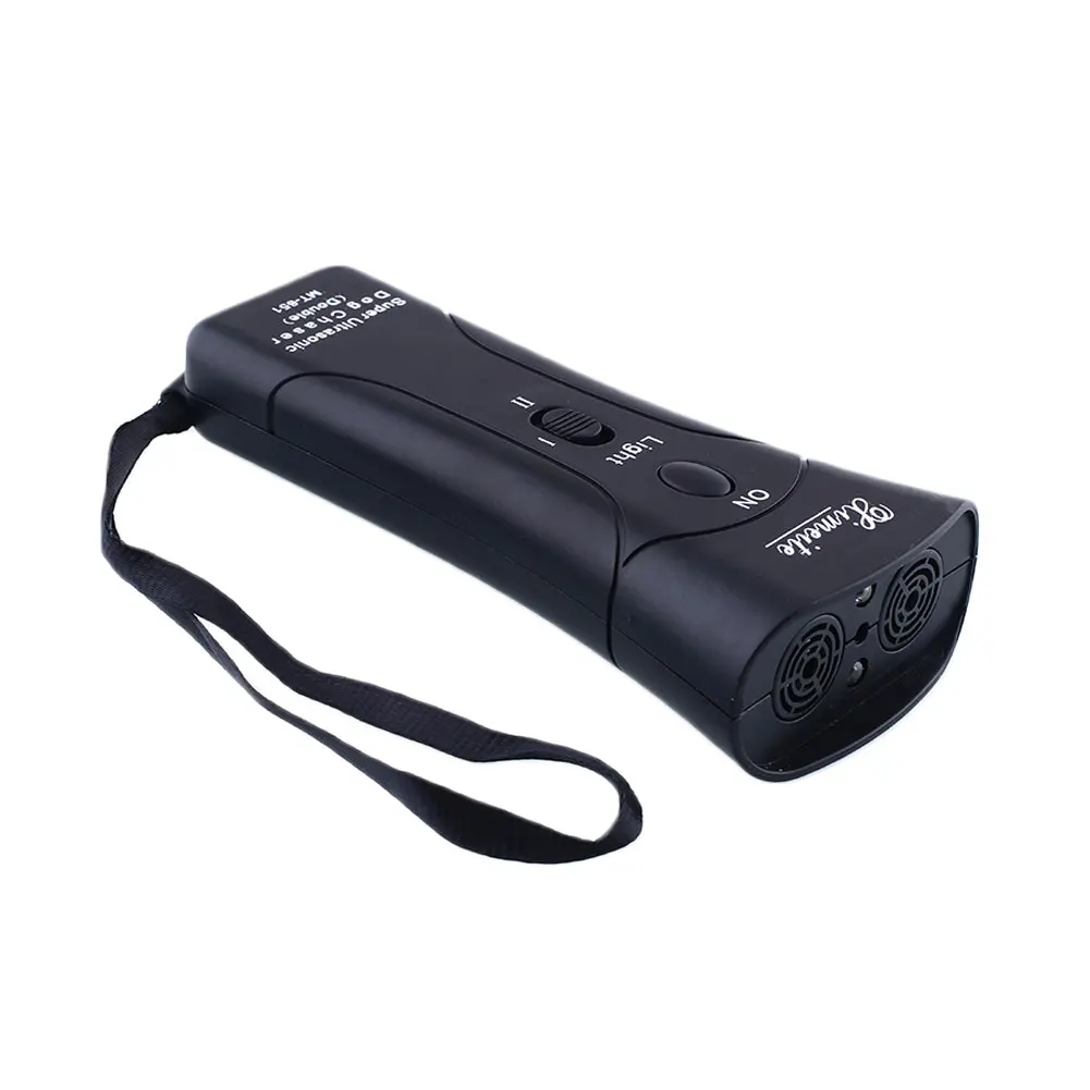 Ultrasonic Dog Chaser Aggressive Pet Attack Repeller Trainers font b LED b font Flashlight