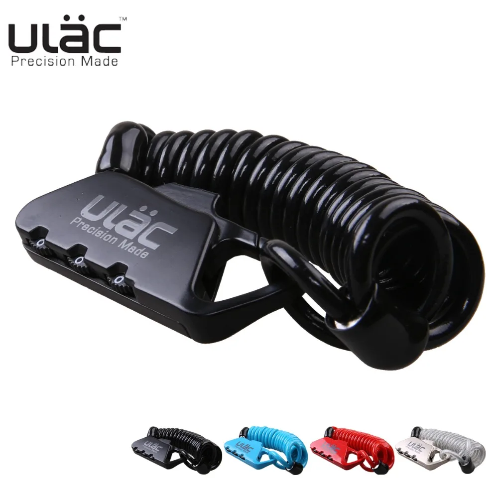 ULAC lock K-2N Mountain Bike U Lock Anti-theft Password Bicycle Locks Cable 4 *1200mm Mini Zinc Alloy Cable Lock ULAC lock K-2N Mountain Bike U Lock Anti-theft Password Bicycle Locks Cable 4 *1200mm Mini Zinc Alloy Cable Lock