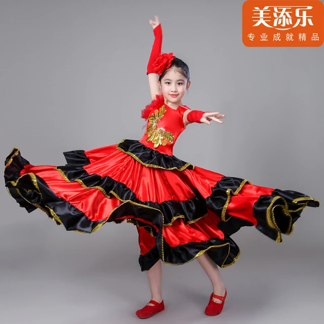faldas de niña flamenco – Compra faldas de niña flamenco con envío gratis  en AliExpress version