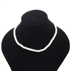 Ожерелье богемное винтажное натуральное ожерелье из ракушечника женское ювелирное Гавайское гладкое ожерелье из ракушечника 2019 новое