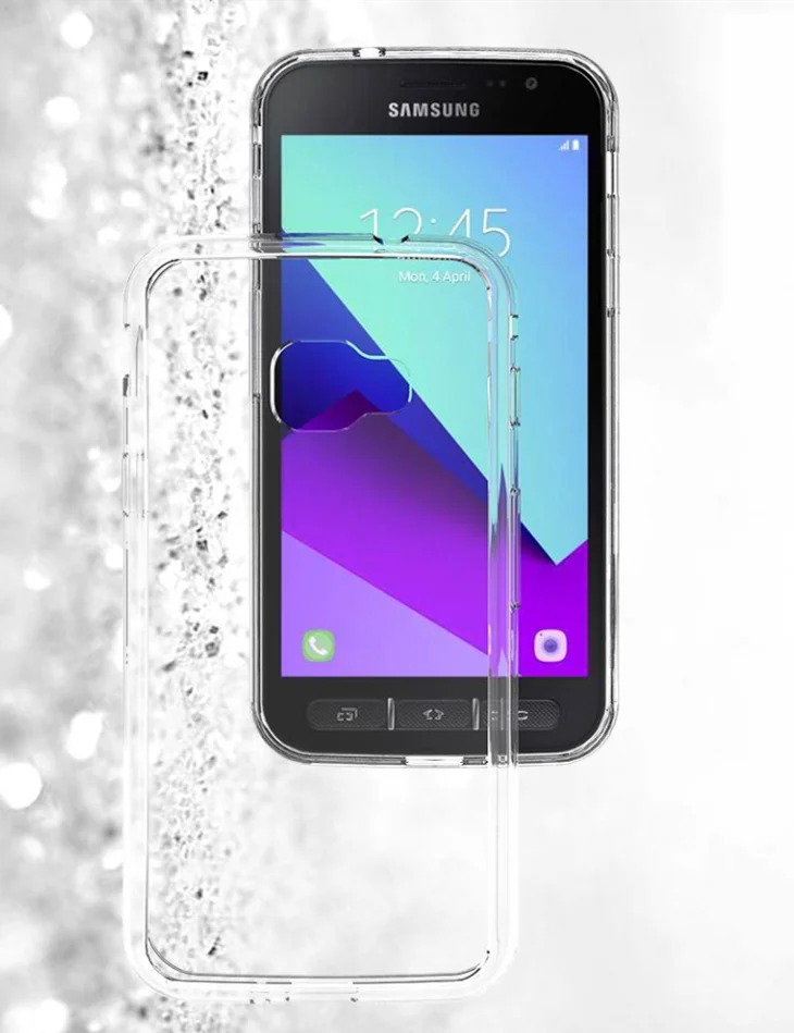 Чехол для Samsung GALAXY Xcover4 Xcover 4 G390F силиконовый прозрачный мягкий белый чехол kilif Hoesje