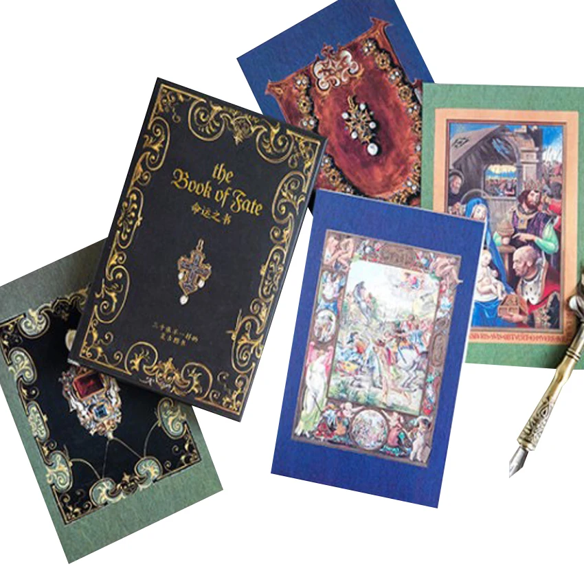 4 упаковки/партия Новая книга карты памяти открытка День рождения