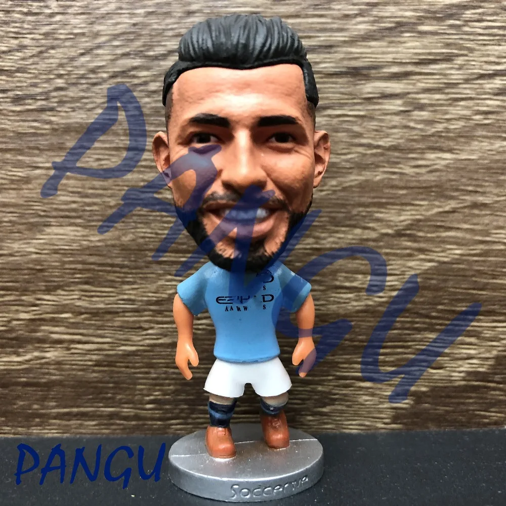 

Soccerwe dolls football stars AGUERO#10 2019 Movable joints resin model toy action figure dolls collectible gift