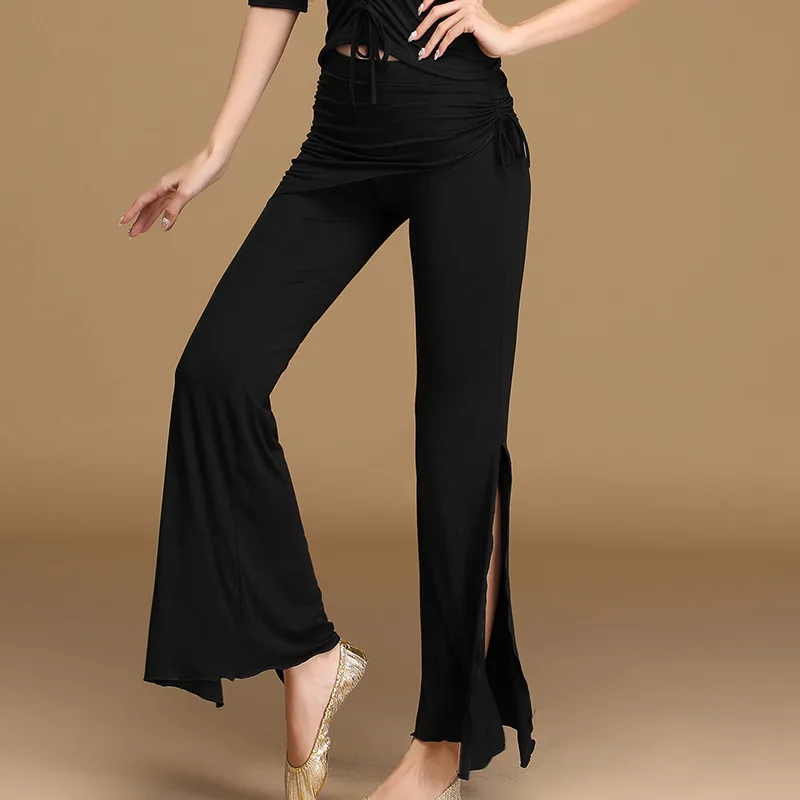 

Girls belly dance Practice trousers lady belly dance waist trousers comfortabel women belly dance Superelasticity pants 4 colors
