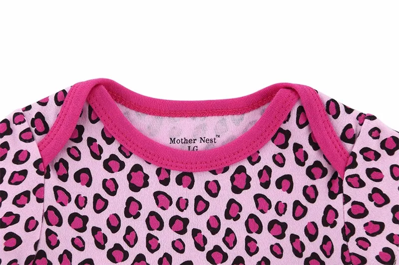 Leopard Style Baby Bodysuit 2016 Brand Baby Boy Girl Clothes Infant  Summer Jumpsuit Short Sleeve Newborn Bodysuit Overalls Next (3)