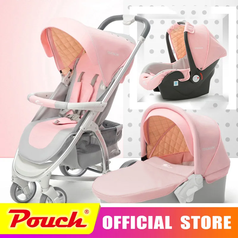 

teknum 2 and 1 baby stroller can sit reclining 3 and 1 portable baby strollers high end Baby carriage