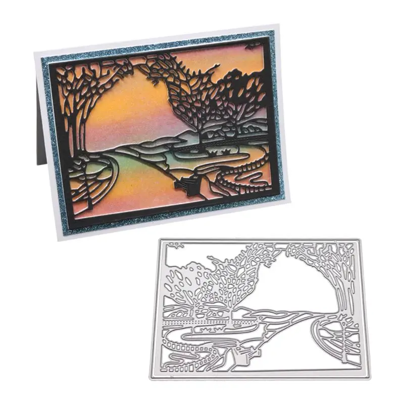 

Creative Frame Metal Cutting Dies Stencil DIY Scrapbooking Album Stamp Paper Card Embossing Craft Decor