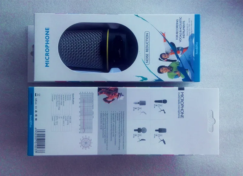 Дешевая компьютерная конденсаторная микрофонная стойка Студийный микрофон 3,5 мм проводной зажим ретро мини ручной Стиль настольный микрофон для ПК