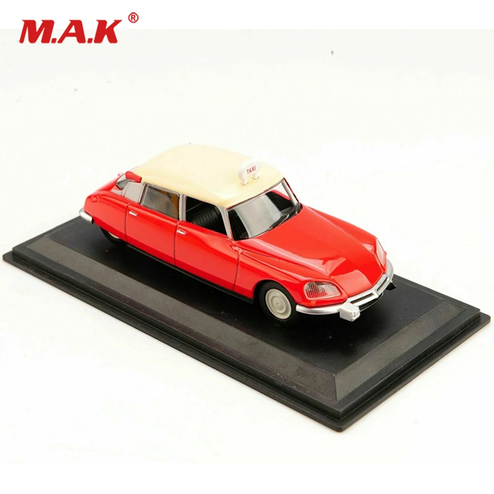 Детские подарки 1/43 LEO Diecast TAXI ID 19-Paris-1968 Сплав Автомобили подарок игрушки красный/белый цвета для фанатов коллекция