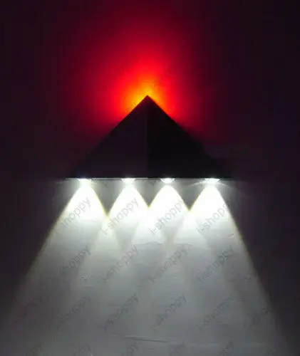 

Dimmable/Not Triangle 5W LED Wall Sconce Lamp Fixture Kit Up/Down Light Corridor Disco Hotel Bedroom