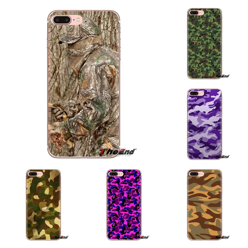 For LG Spirit Motorola Moto X4 E4 E5 G5 G5S G6 Z Z2 Z3 G2 G3 C Play Plus Mini Camouflage Hunter Paintball Camo Phone Shell Cover |