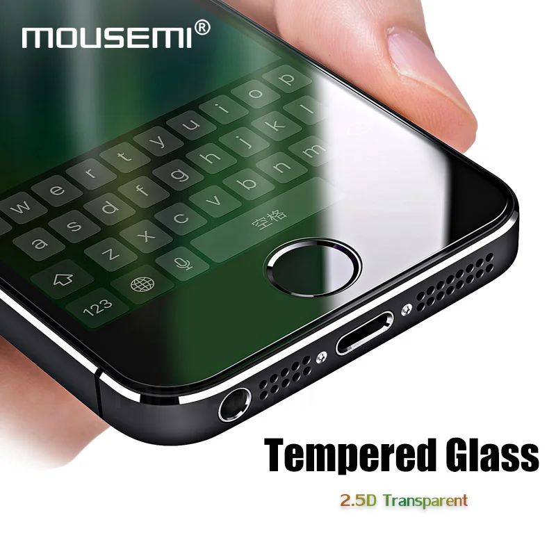 MOUSEMI Tempered Glass For iPhone 5s 5 se 9H Film Ultra Thin Screen Protector 5S On Protective | Мобильные телефоны и